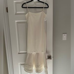 Likely white midi dress